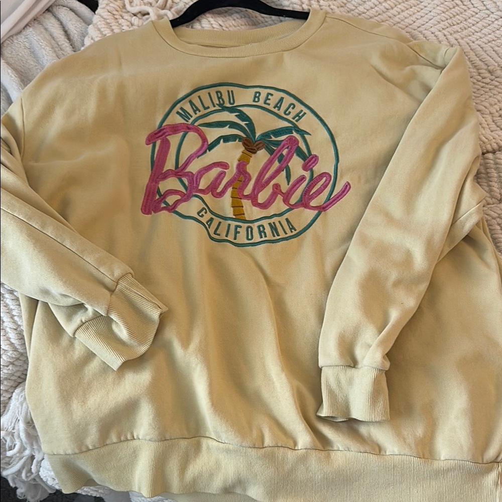 Barbie Malibu Beach Yellow Sweater